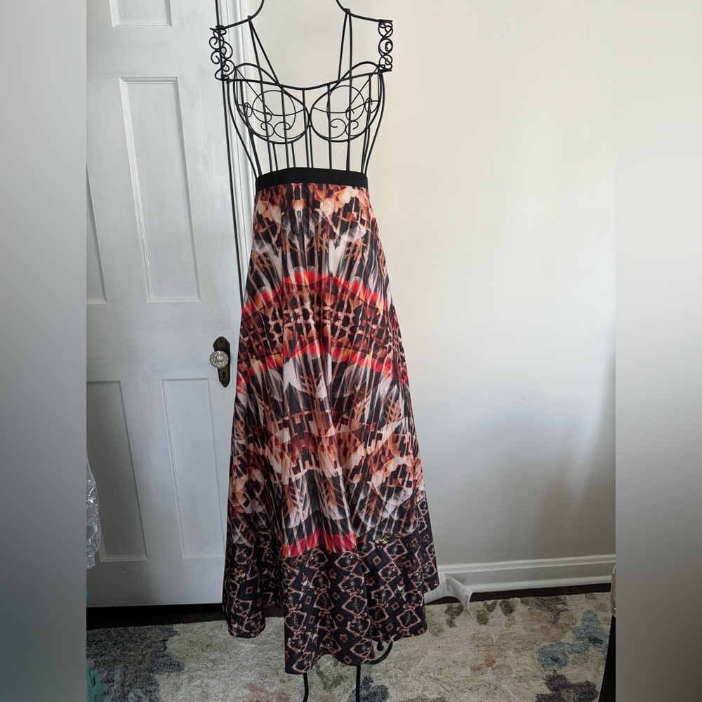 Patriotic Anthropologie Multicolor Maxi Skirt